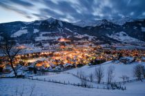 Abenddämmerung im winterlichen Bad Hofgastein.  • © Gasteinertal Tourismus GmbH, Fotoatelier Wolkersdorfer